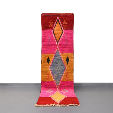 Vintage Runner Moroccan Rug 2.4 x 8.3 feet / 73 x 253 cm - Ettilux Home